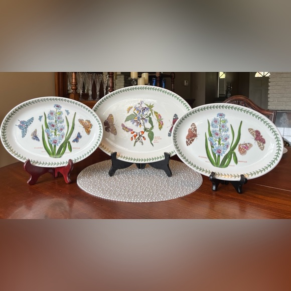 Portmeirion “Botanic Garden” bundle of three platters. Beautiful ❣️ - Picture 2 of 11